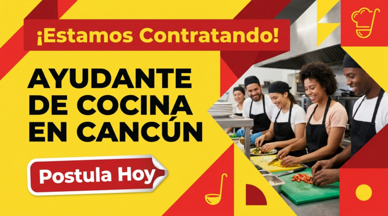 Lee más sobre el artículo Ayudante de cocina en Cancún