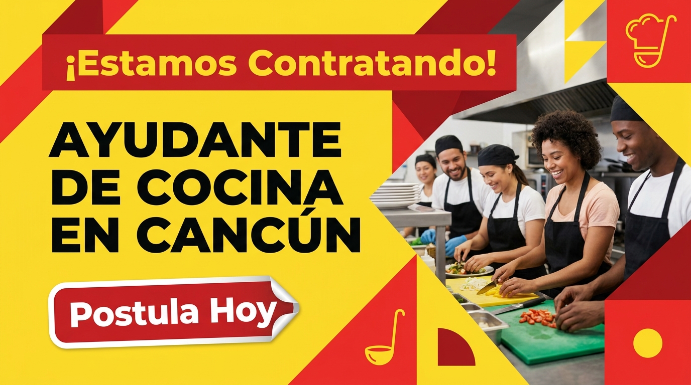 Lee más sobre el artículo Ayudante de cocina en Cancún