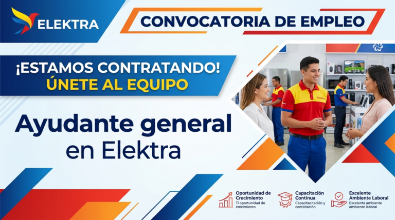 Lee más sobre el artículo Ayudante general en Elektra