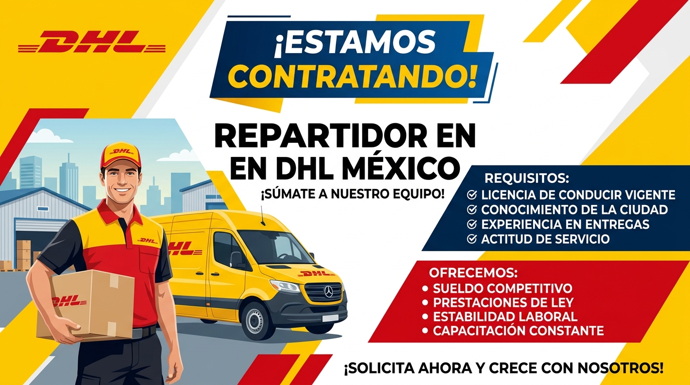 Lee más sobre el artículo Repartidor en DHL México