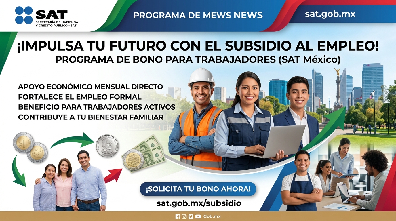 Lee más sobre el artículo Subsidio al Empleo (SAT México)