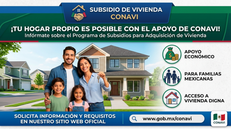 Lee más sobre el artículo Subsidio de Vivienda CONAVI